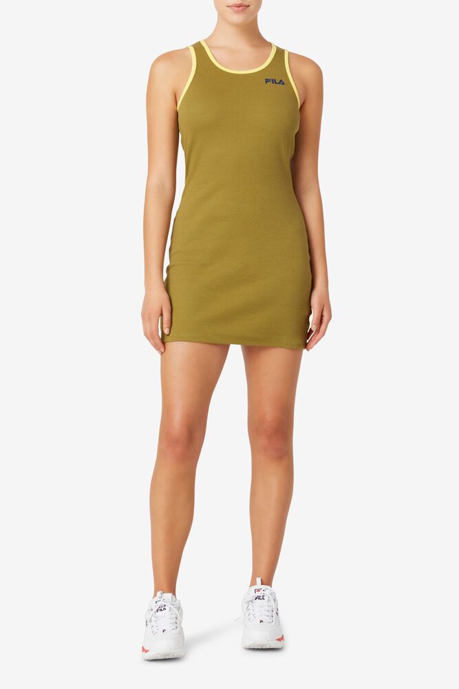 Fila Mattea Dress Verde Oliva | VRSB89506