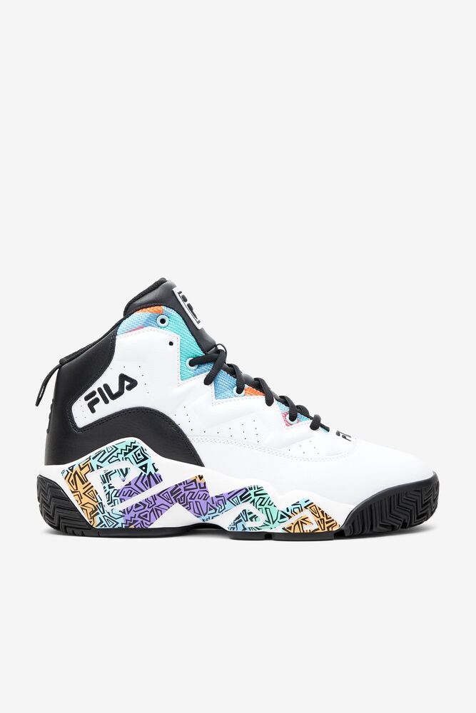 Fila Mb '90s Sneakers Blancas Negras | NGAD35940