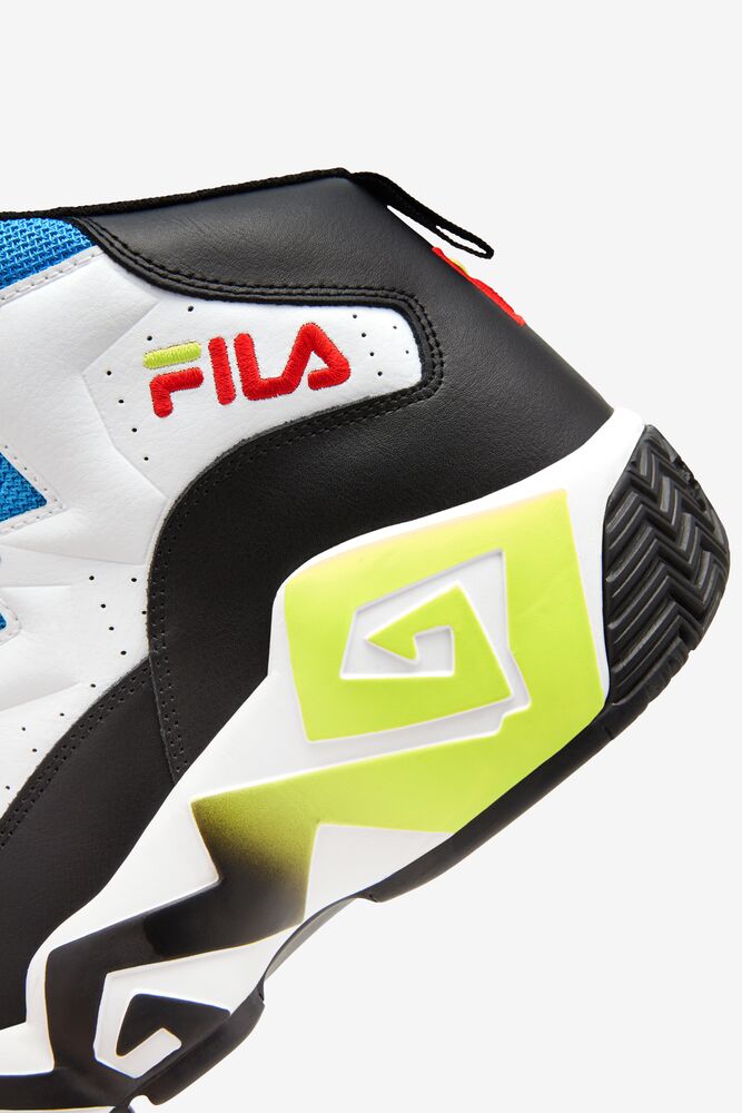 Fila Mb Sneakers Blancas Negras Azules | LBFI28617