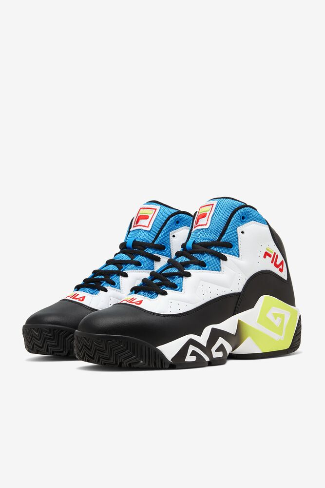 Fila Mb Sneakers Blancas Negras Azules | LBFI28617