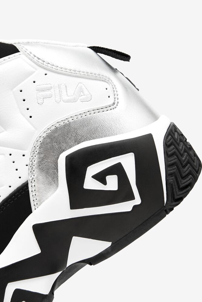 Fila Mb Tennis Shoes Blancas Plateadas Negras | PCZM91276