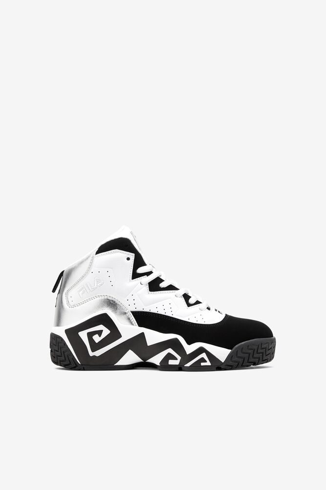 Fila Mb Tennis Shoes Blancas Plateadas Negras | PCZM91276