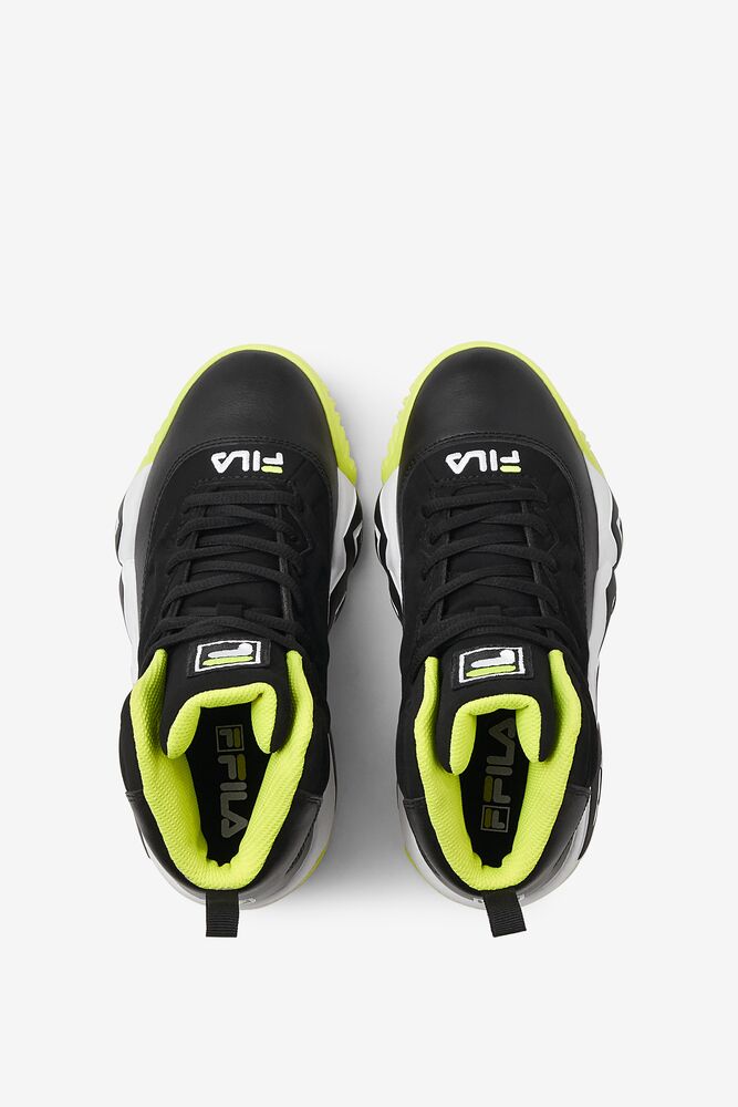 Fila Mb Tennis Shoes Blk/Sfty/Wht | PLZS45803