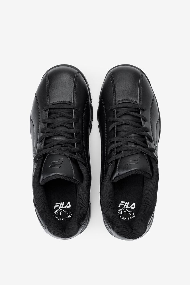 Fila Memory Niteshift Slip Resistant Shoe Casual Shoes Blk/Blk/Blk | CEVD40712