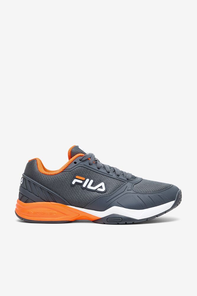 Fila Men’S Volley Zone Tennis Shoes Verde Menta Blancas Naranjas | NARD03451