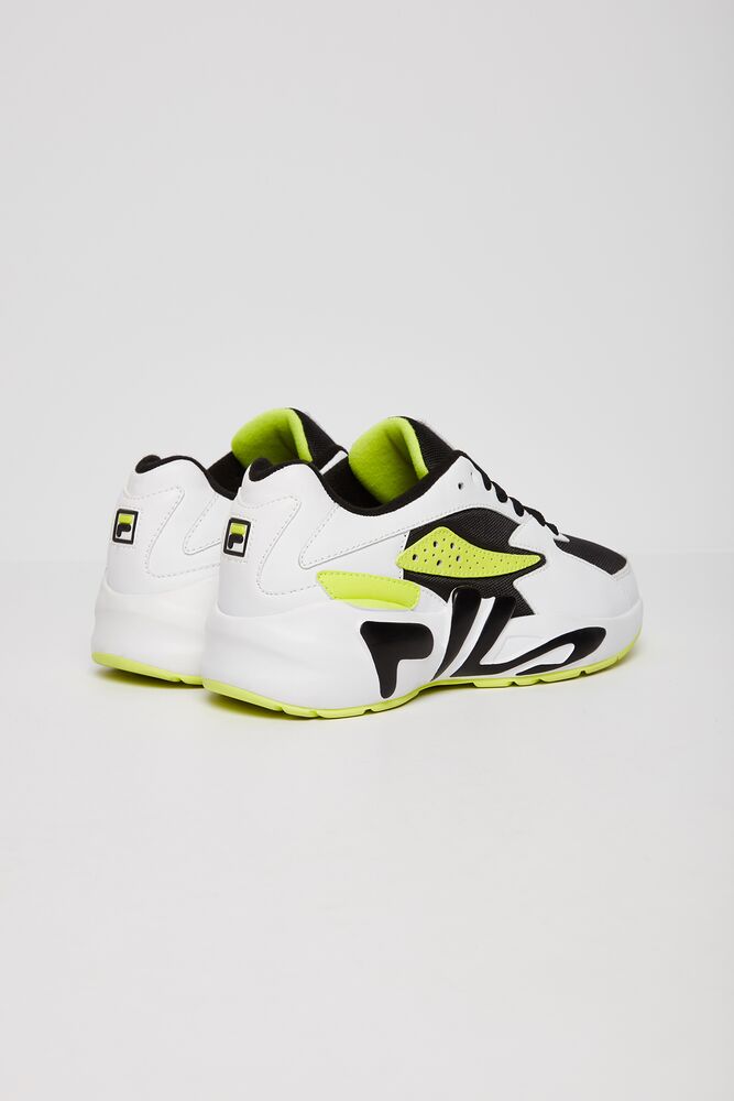 Fila Mindblower Tennis Shoes Blk/Wht/Sfty | PDAU15286