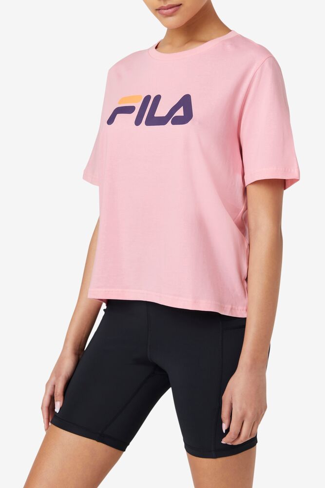 Fila Miss Eagle Tee Rosas Naranjas | LMJU38960