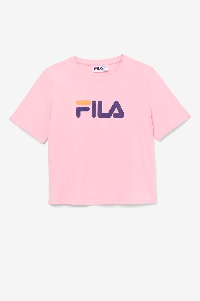 Fila Miss Eagle Tee Rosas Naranjas | LMJU38960