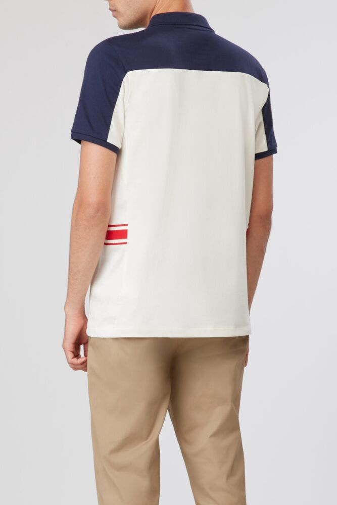 Fila Mivvi Polo Navy/Grd/Cred | OUXP36420