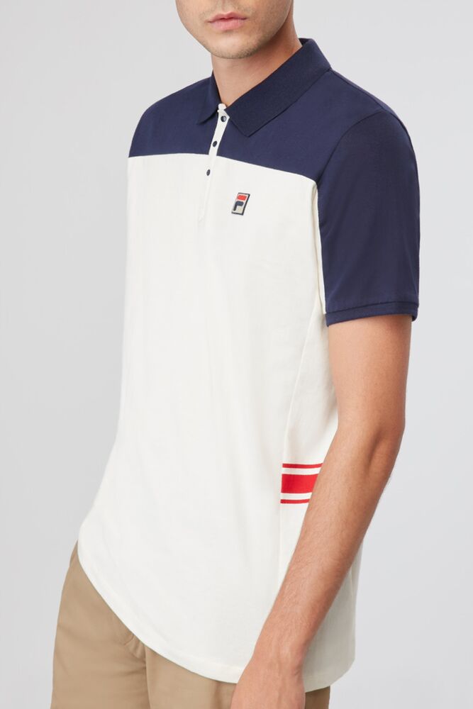 Fila Mivvi Polo Navy/Grd/Cred | OUXP36420