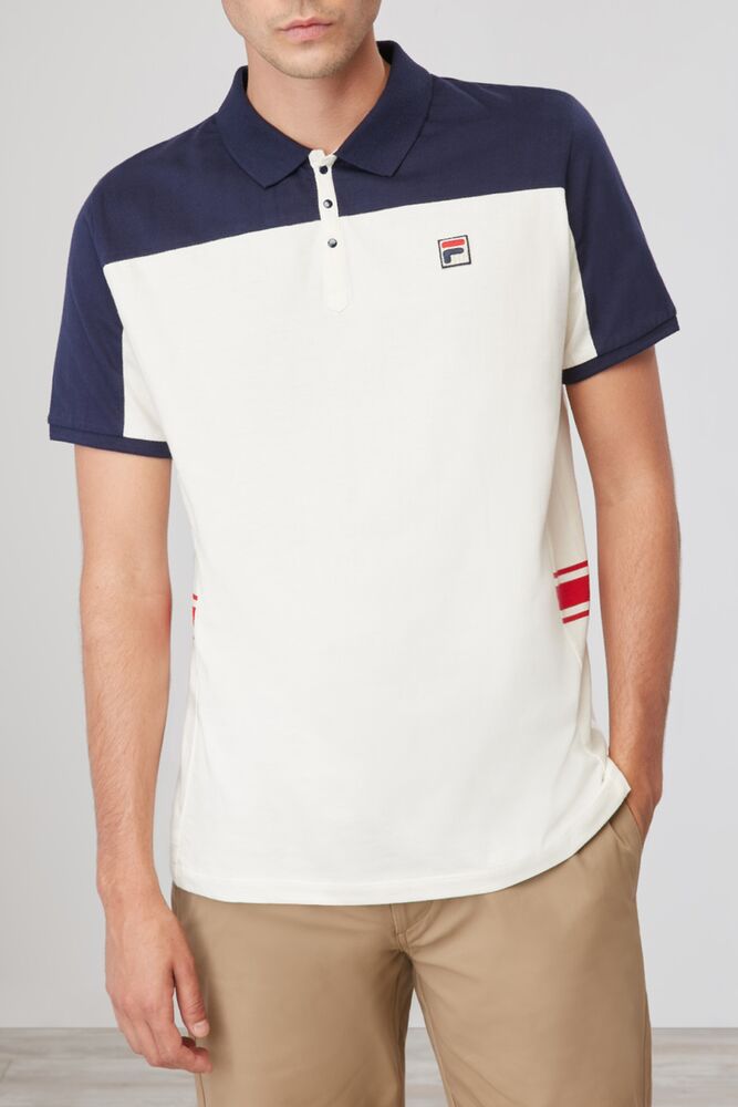 Fila Mivvi Polo Navy/Grd/Cred | OUXP36420