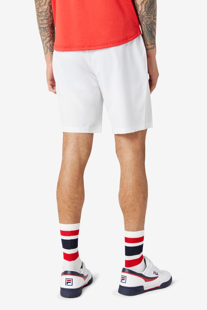 Fila Modern Fit Short Blancas | MOHI06735