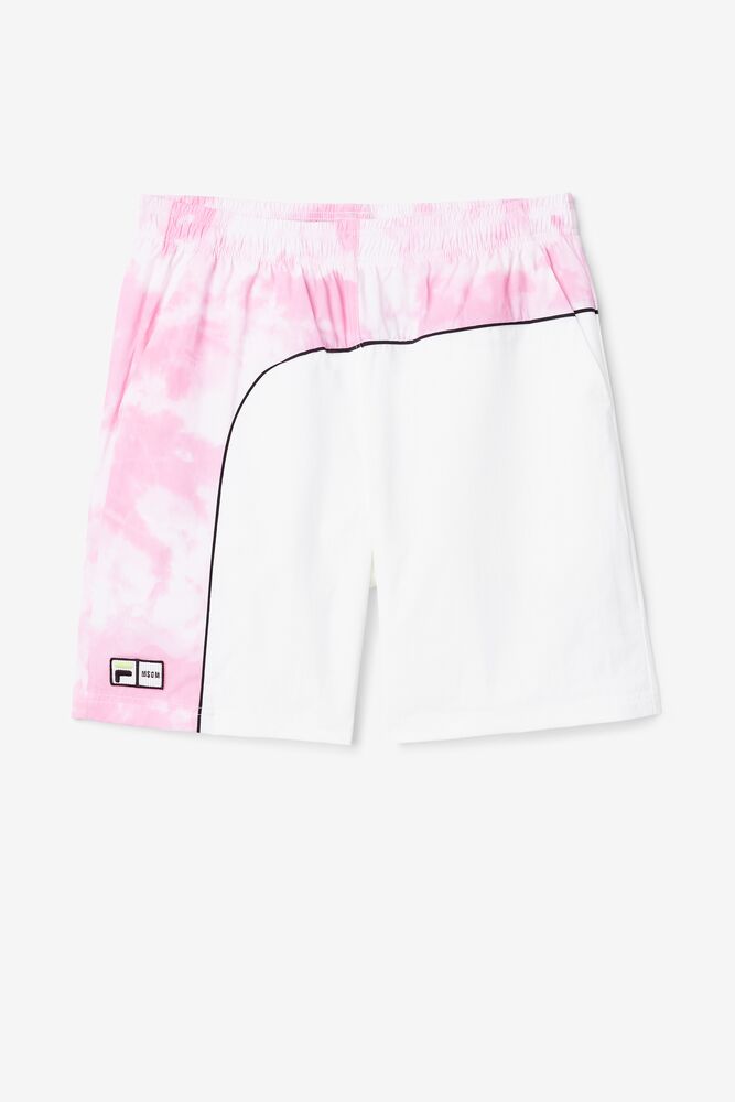 Fila Msgm X Fila Printed Short Rosas Blancas | XBCN63085