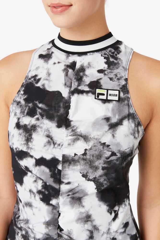 Fila Msgm X Fila Raceback Tank Negras | GCHO46721