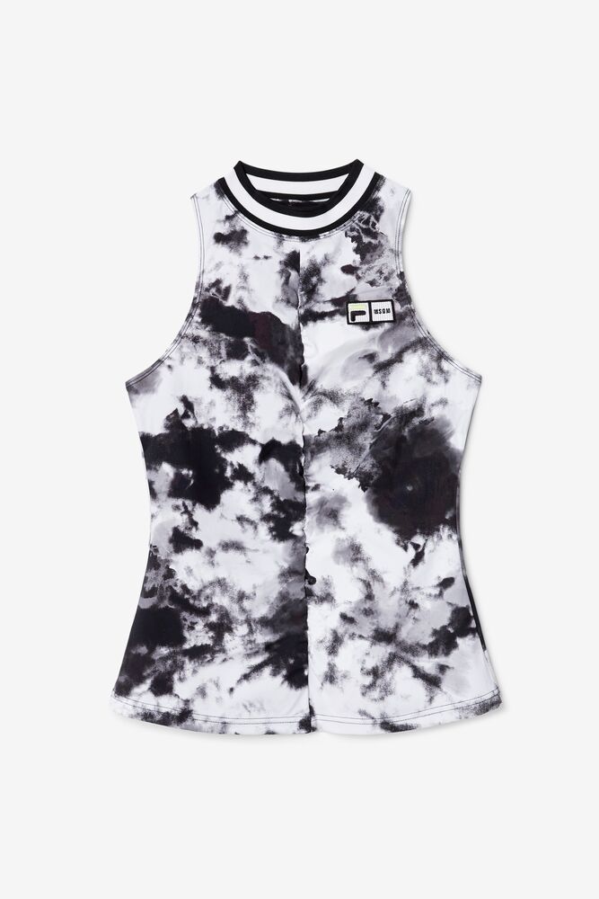 Fila Msgm X Fila Raceback Tank Negras | GCHO46721