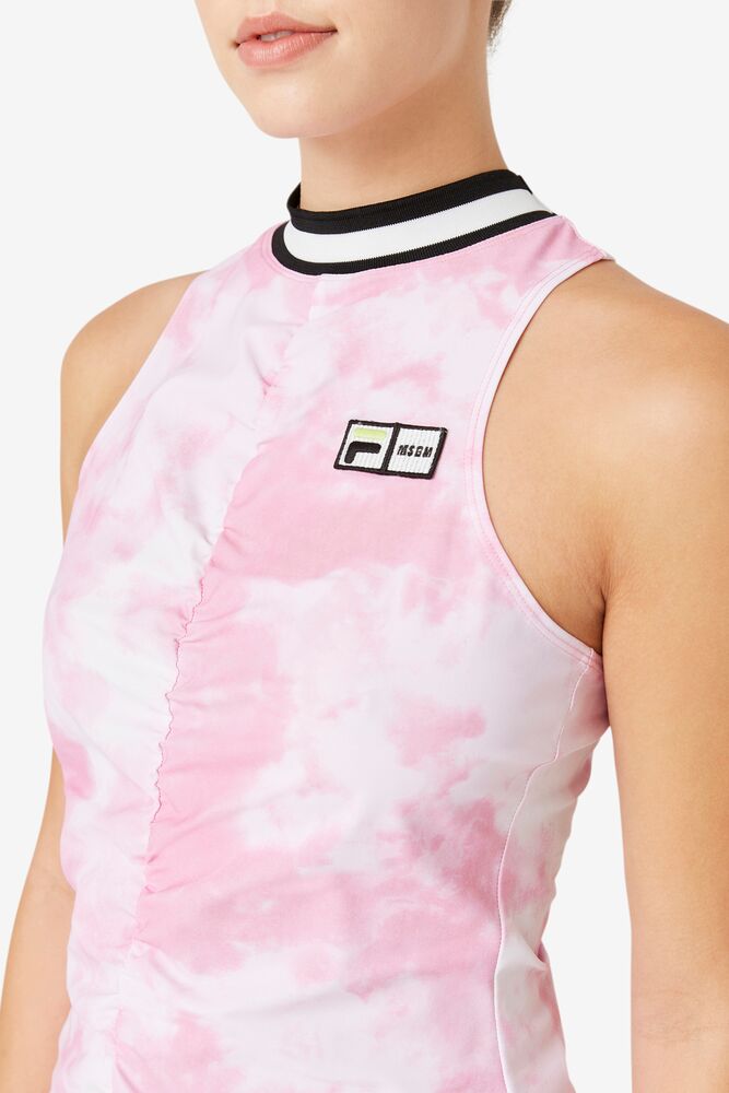 Fila Msgm X Fila Raceback Tank Rosas | BYLP76982