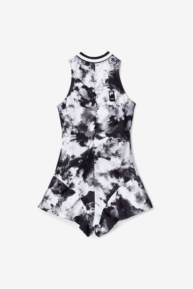 Fila Msgm X Fila Tie Dye Romper Dress Negras | RMHZ81534