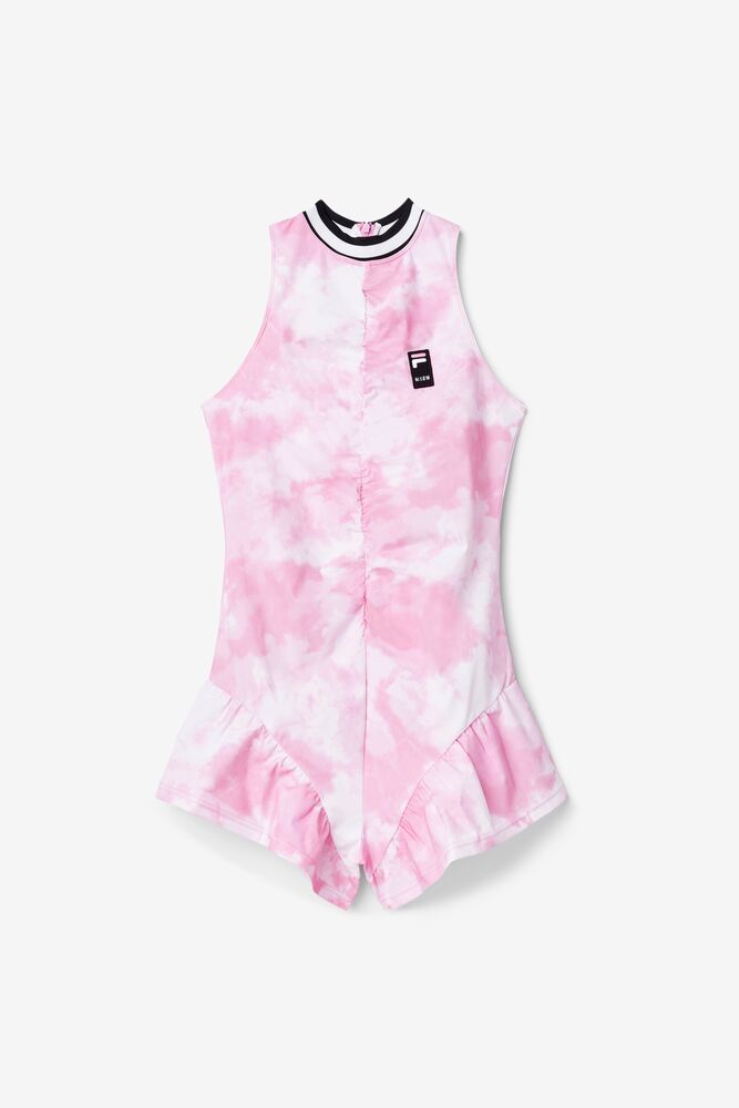 Fila Msgm X Fila Tie Dye Romper Dress Rosas | SPRJ10469