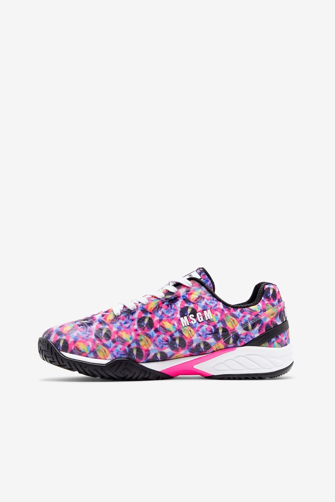 Fila Msgm X Fila  Axilus 2 Energized Tennis Shoes Blancas Rosas | RKVO94601