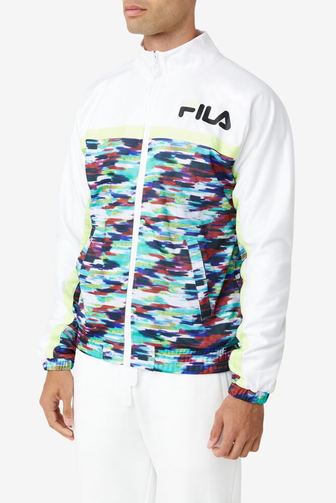 Fila Murphy Track Jacket Blancas | LHUA89274