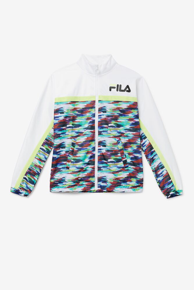 Fila Murphy Track Jacket Blancas | LHUA89274