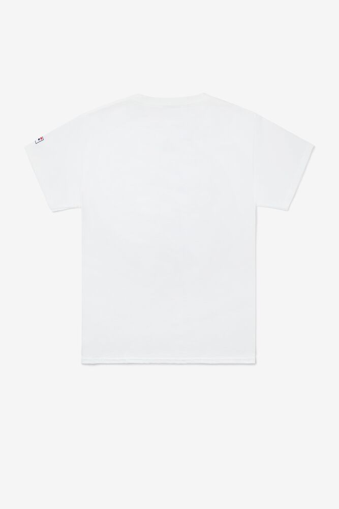 Fila Nyc Globe Tee Blancas | AYOL94675