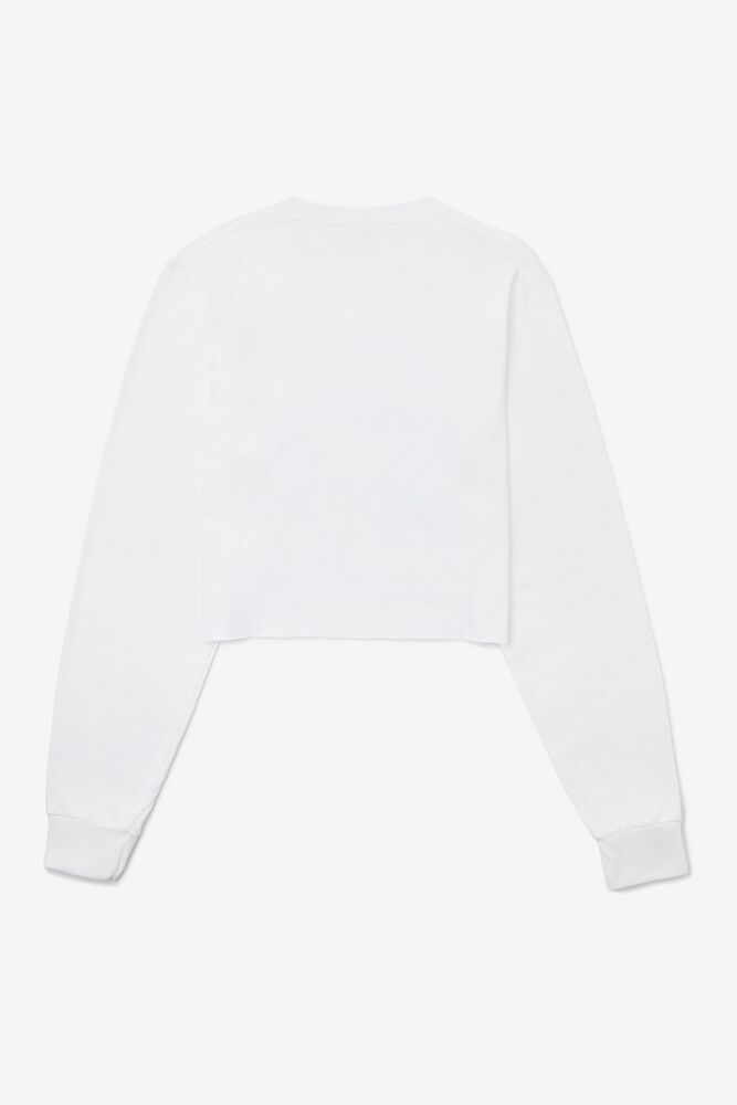 Fila Nyc Loves Means Crops Long Sleeve Blancas | IYZC09463