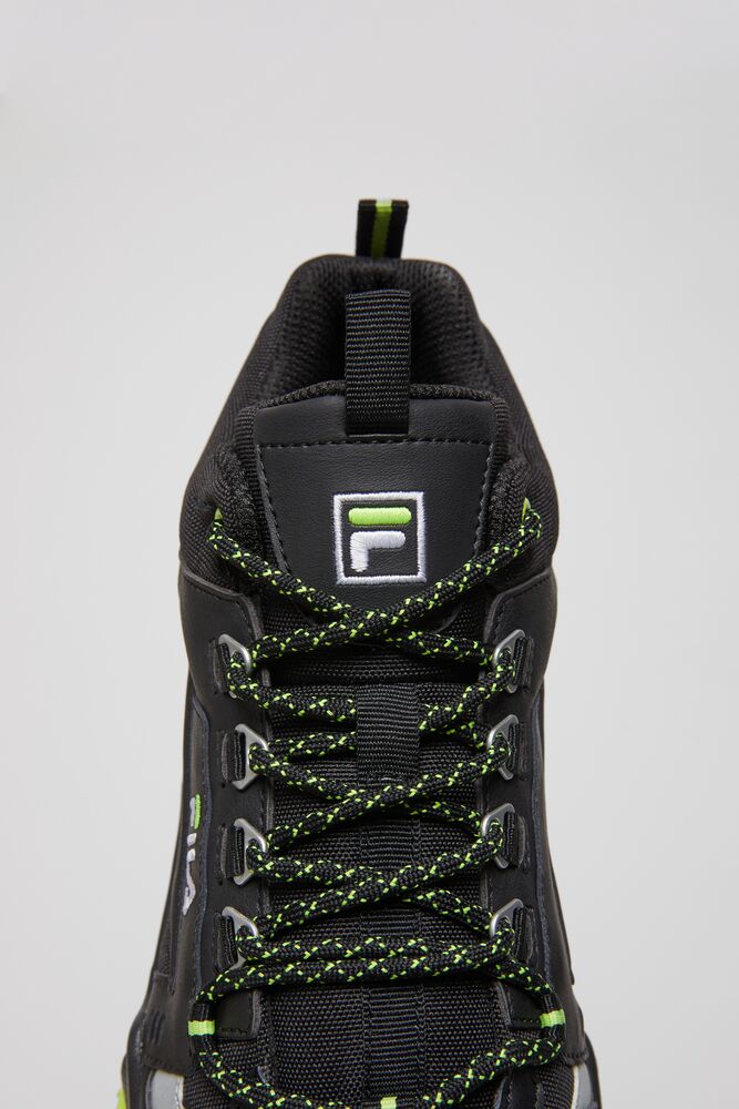 Fila Oakmont Tr Mid Sneakers Blk/Sfty/Msil | QLZW59146