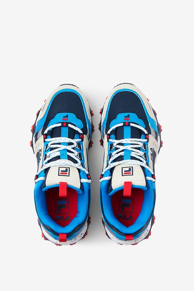 Fila Oakmont Tr Sneakers Azul Marino Plateadas Azules | CZJD53097