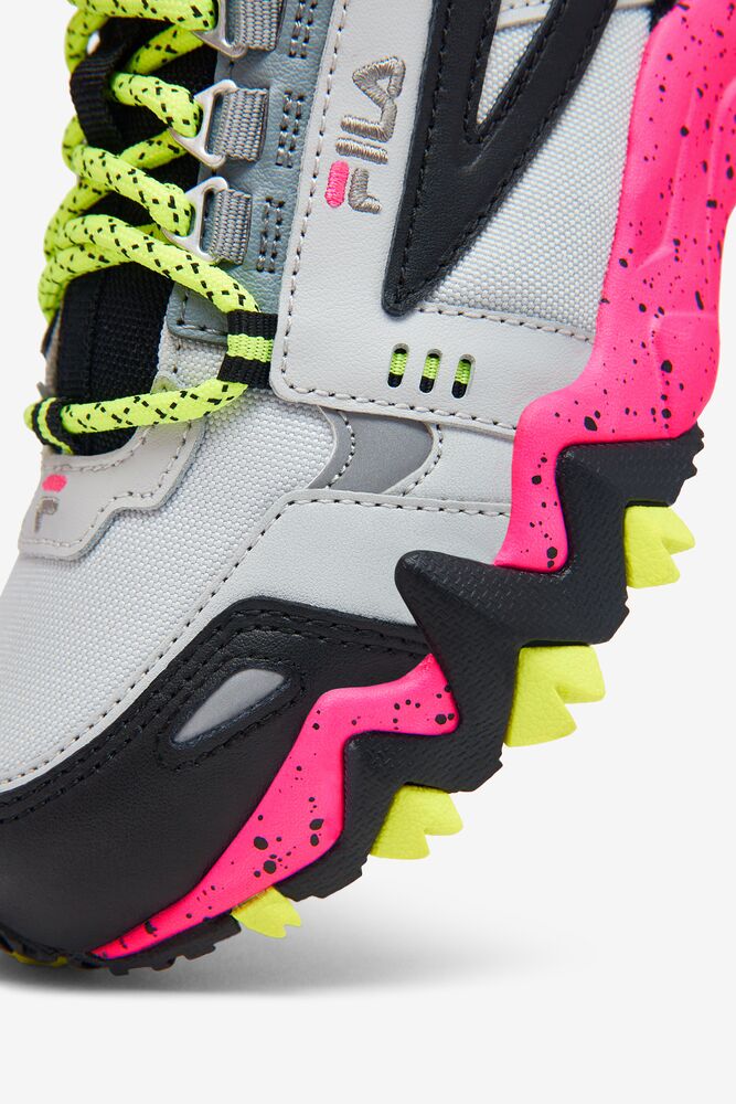 Fila Oakmont Tr Sneakers Ggry/Blk/Pglo | JTHW45620