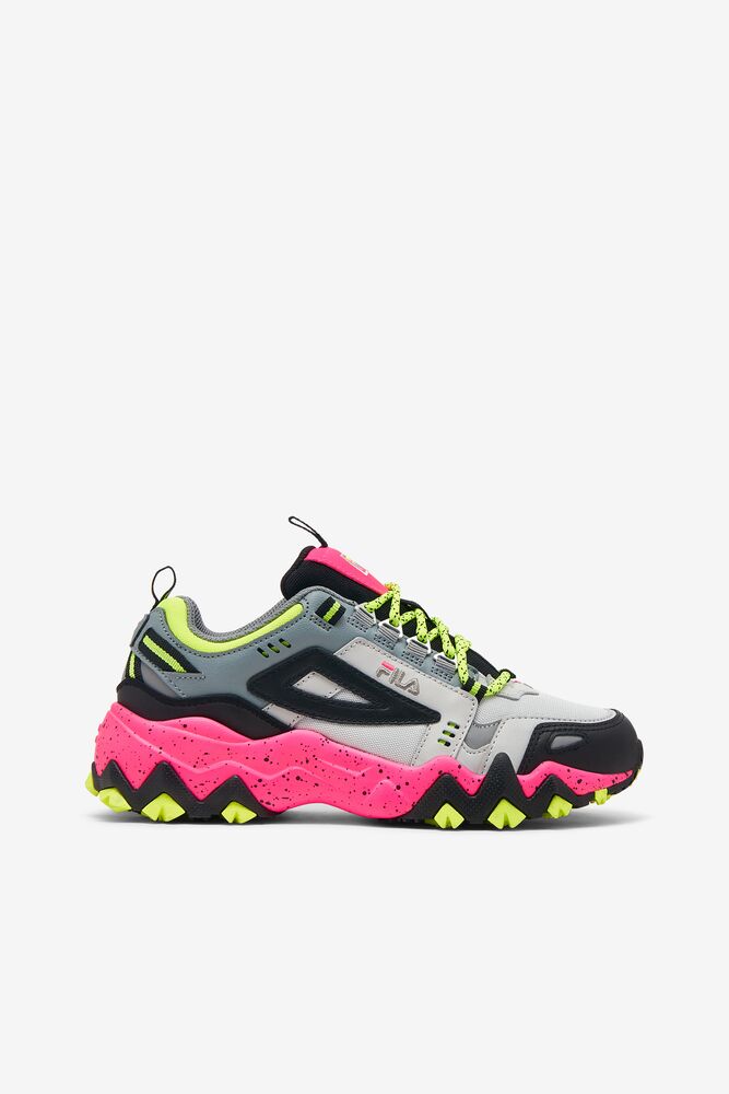 Fila Oakmont Tr Sneakers Ggry/Blk/Pglo | JTHW45620