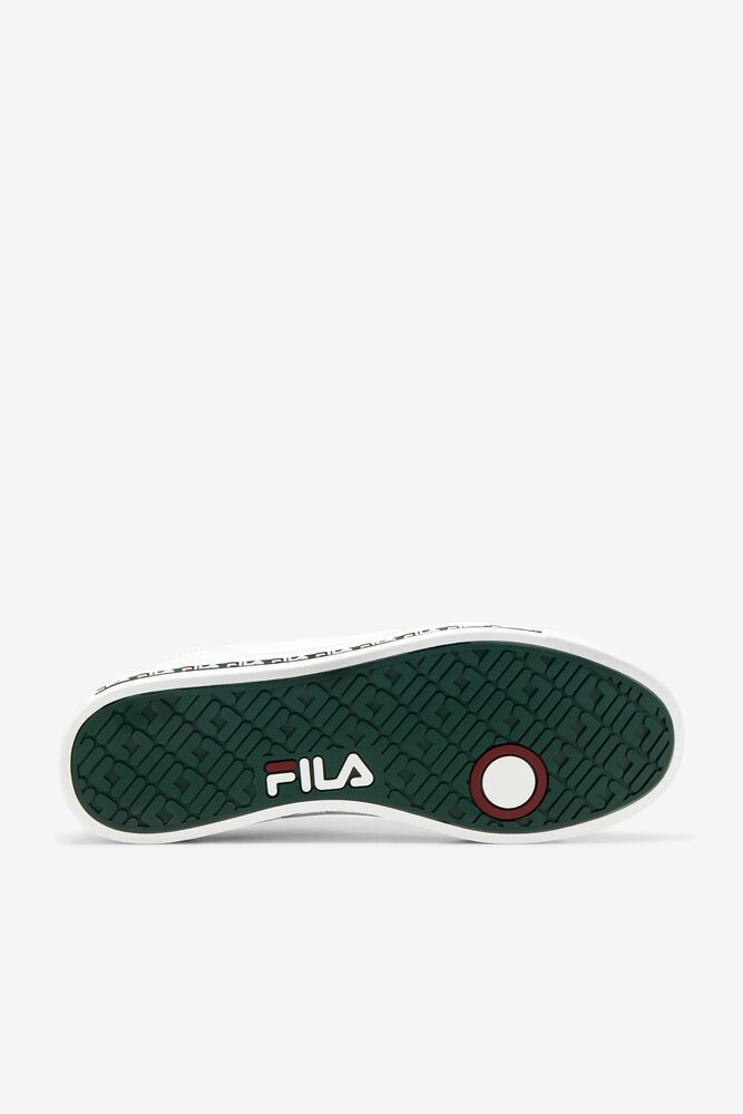 Fila Original Court Leather Tennis Shoes Blancas Rojas | XBTG63751