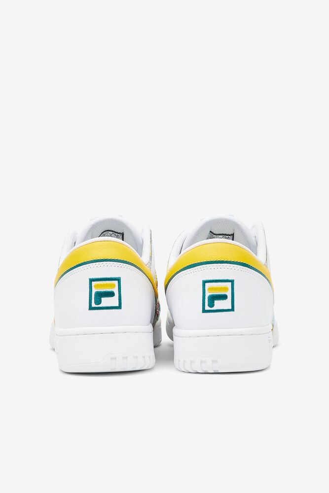 Fila Original Fitness Patchwork Sneakers Blancas Amarillo | CUEL42876