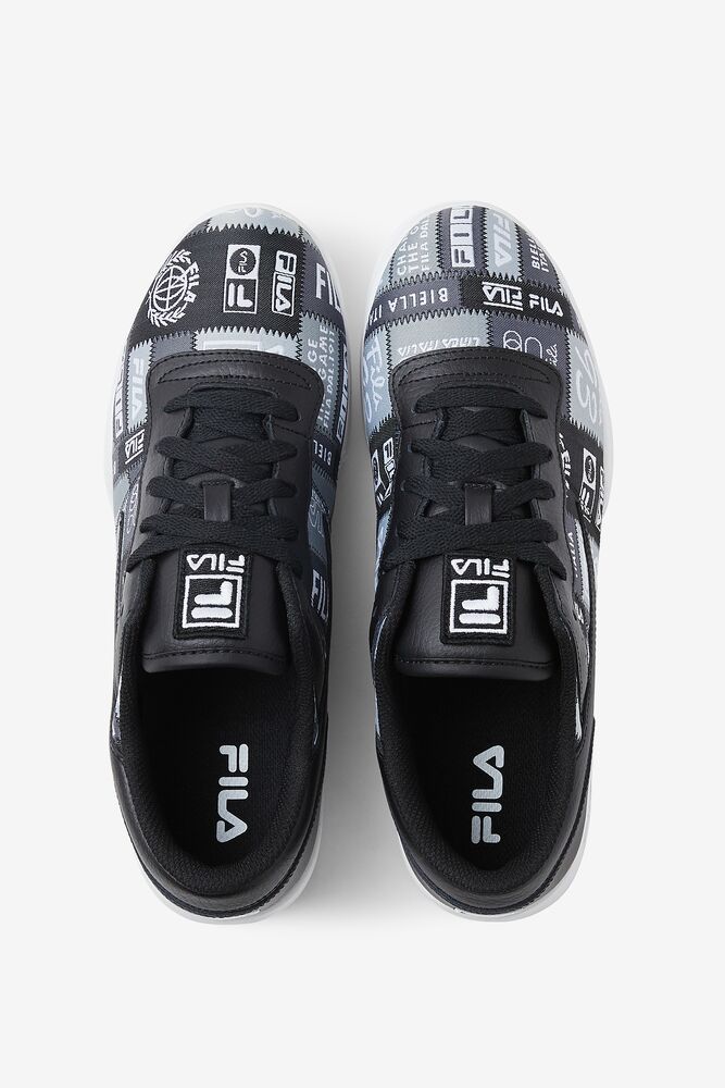 Fila Original Fitness Patchwork Sneakers Negras Blancas | QZWD83564