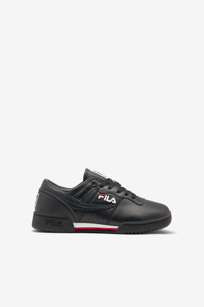 Fila Original Fitness Sneakers Negras Blancas Rojas | QCPV49760