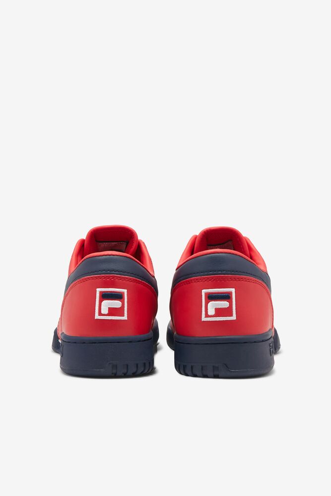 Fila Original Fitness Sneakers Rojas Azul Marino Blancas | RXKJ50819