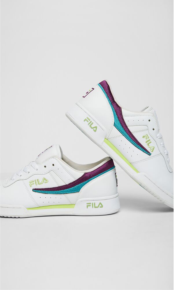 Fila Original Fitness Sneakers Wht/Grpj/Shgr | JIEY52087