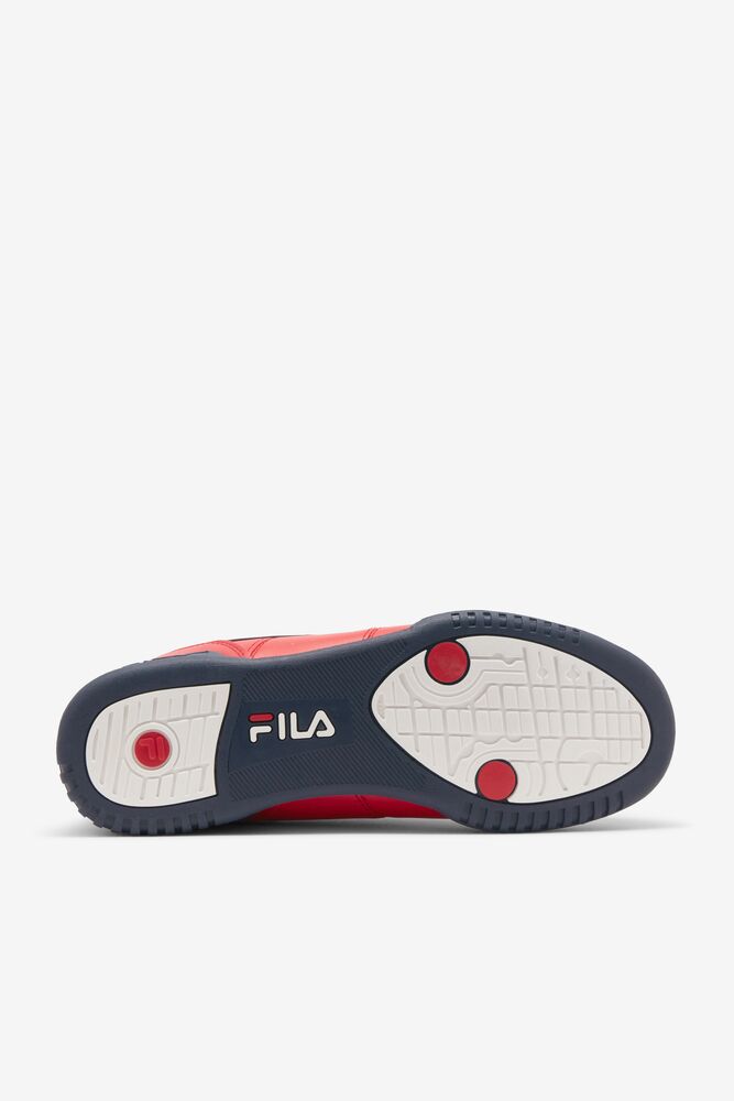 Fila Original Fitness Tennis Shoes Rojas Azul Marino Blancas | MZFK43527