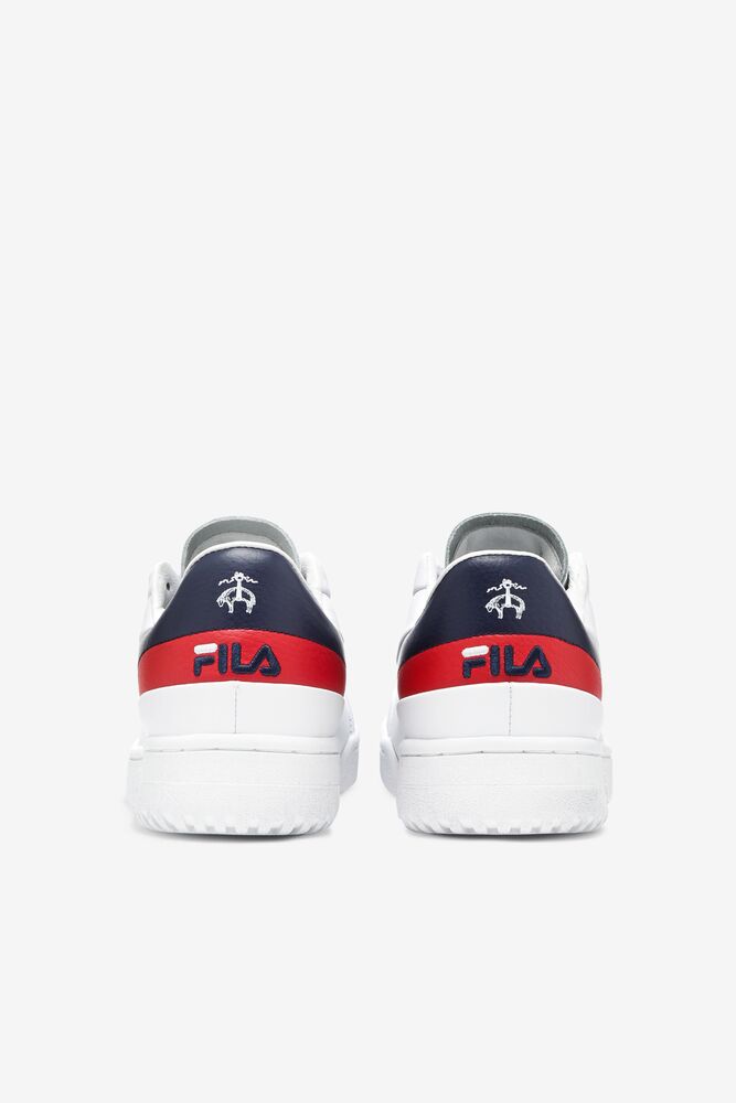 Fila Original Tennis Lx X Brooks Brothers Tennis Shoes Blancas Azul Marino Rojas | ZXMV02398