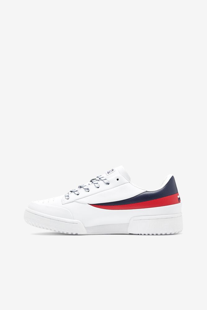 Fila Original Tennis Lx X Brooks Brothers Tennis Shoes Blancas Azul Marino Rojas | ZXMV02398