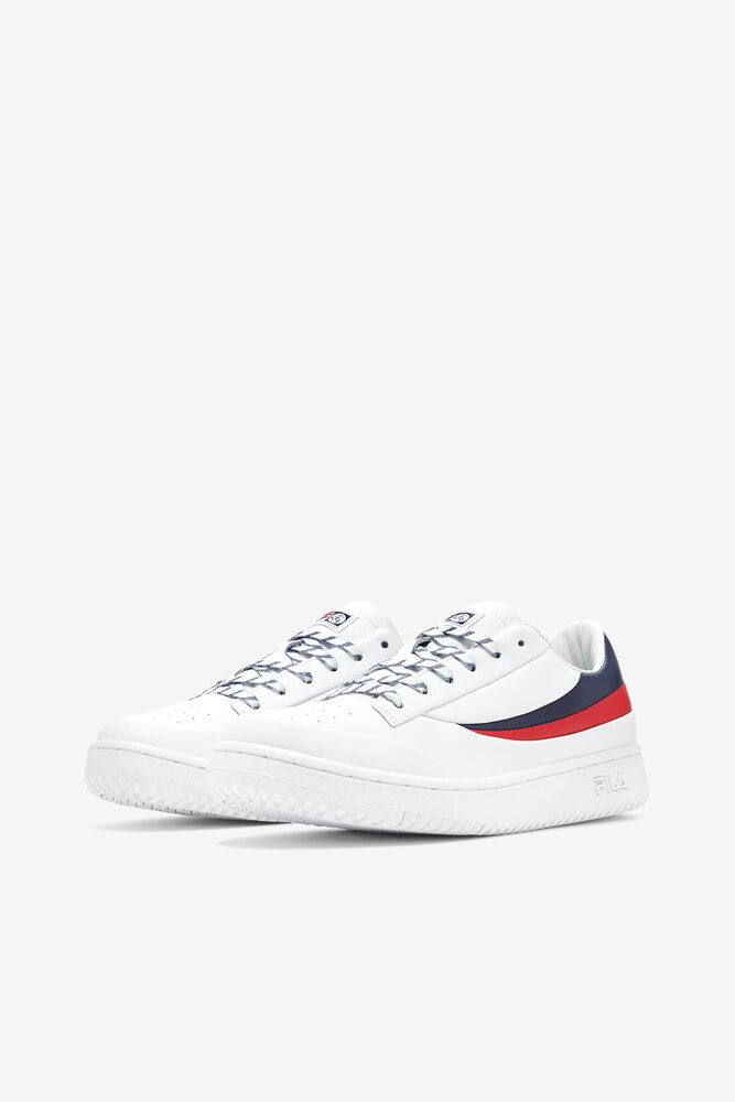 Fila Original Tennis Lx X Brooks Brothers Tennis Shoes Blancas Azul Marino Rojas | ZXMV02398