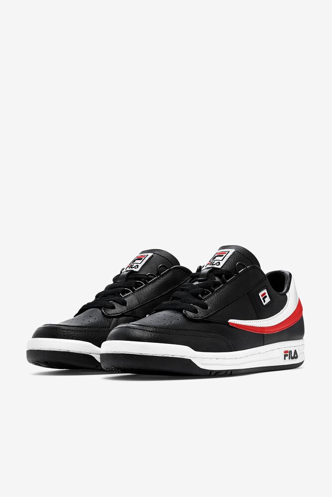 Fila Original Tennis Tennis Shoes Blk/Wht/Fred | TWZG94105