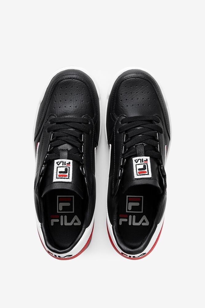 Fila Original Tennis Tennis Shoes Blk/Wht/Fred | TWZG94105