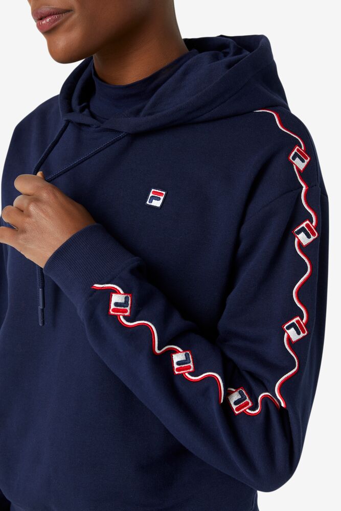 Fila Orsina Hoodie 410 Peacoat | CDNH14279