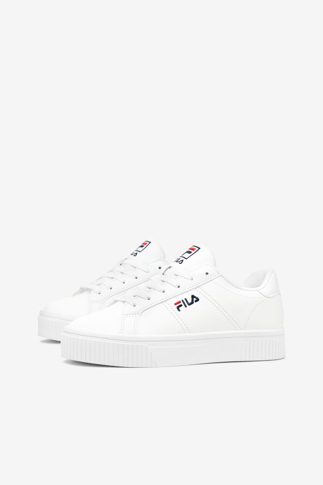 Fila Panache 19 Sneakers Blancas Azul Marino Rojas | GXVJ87436