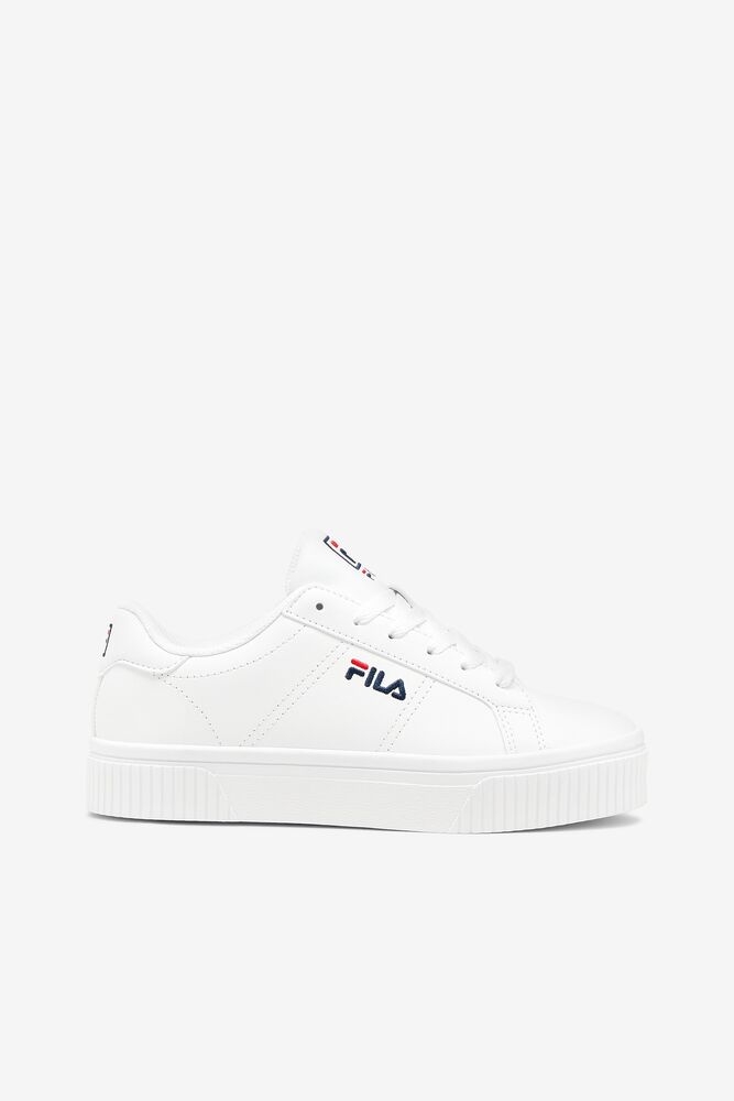 Fila Panache 19 Sneakers Blancas Azul Marino Rojas | GXVJ87436