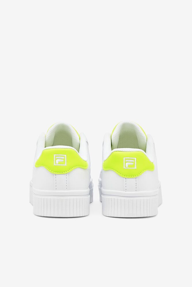 Fila Panache 19 Sneakers Blancas Blancas Amarillo | JRYX54801