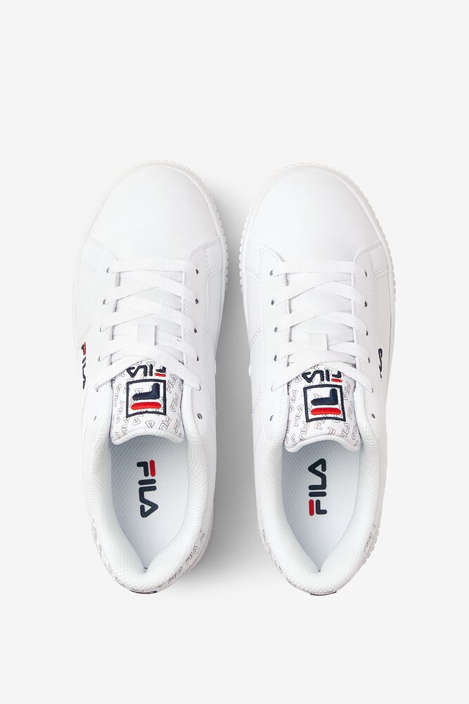 Fila Panache Multi Sneakers Blancas Blancas Rojas | EVFC16905