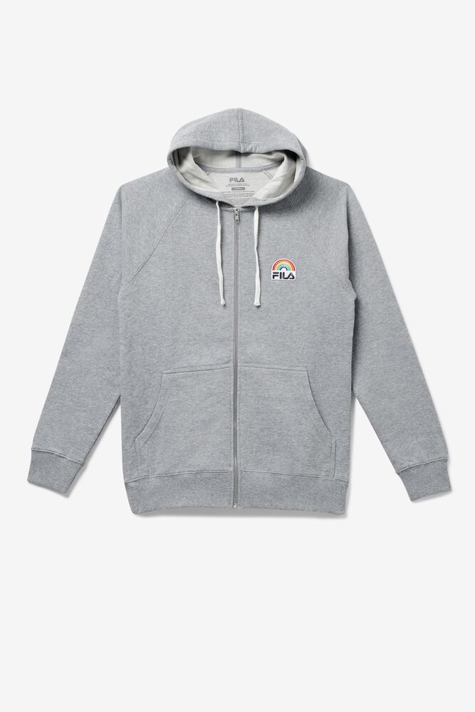 Fila Paper X Fila | Archer Hoodie Gris Claro | DKTB85971