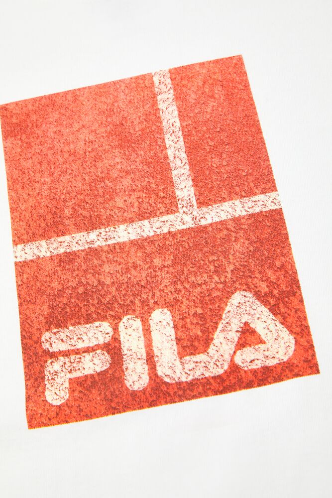 Fila Paris Tee Blancas | JXIR71056